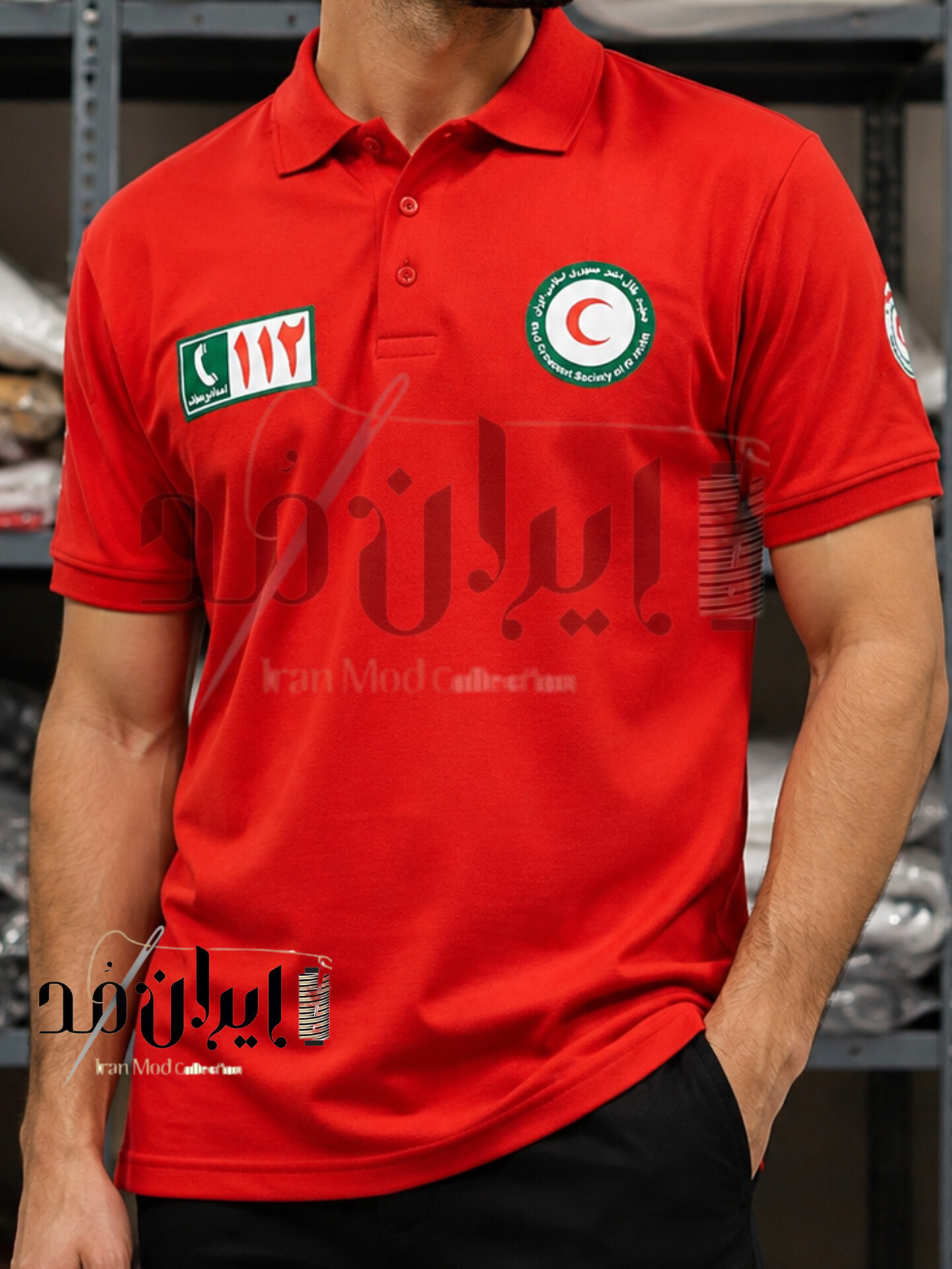 تیشرت جودون اختصاصی سازمانی با چاپ طرح و لوگو،تیشرت سازمان امداد و نجات