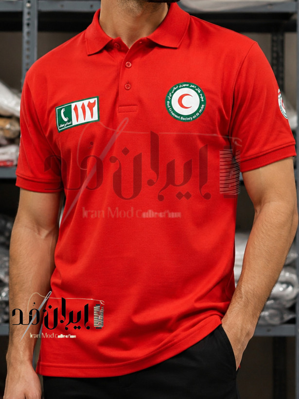 تیشرت جودون اختصاصی سازمانی با چاپ طرح و لوگو،تیشرت سازمان امداد و نجات